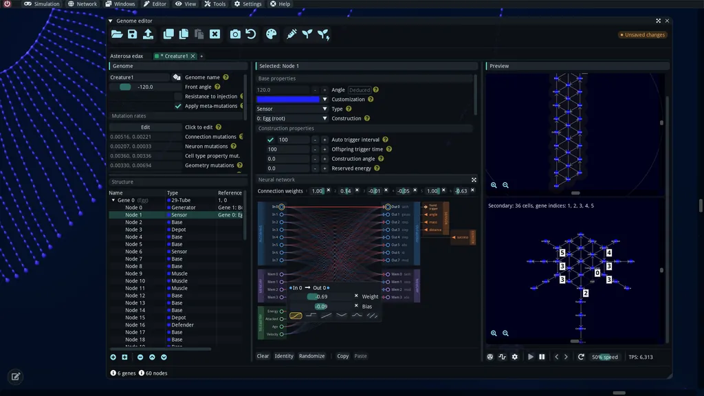 The genome editor of ALIEN